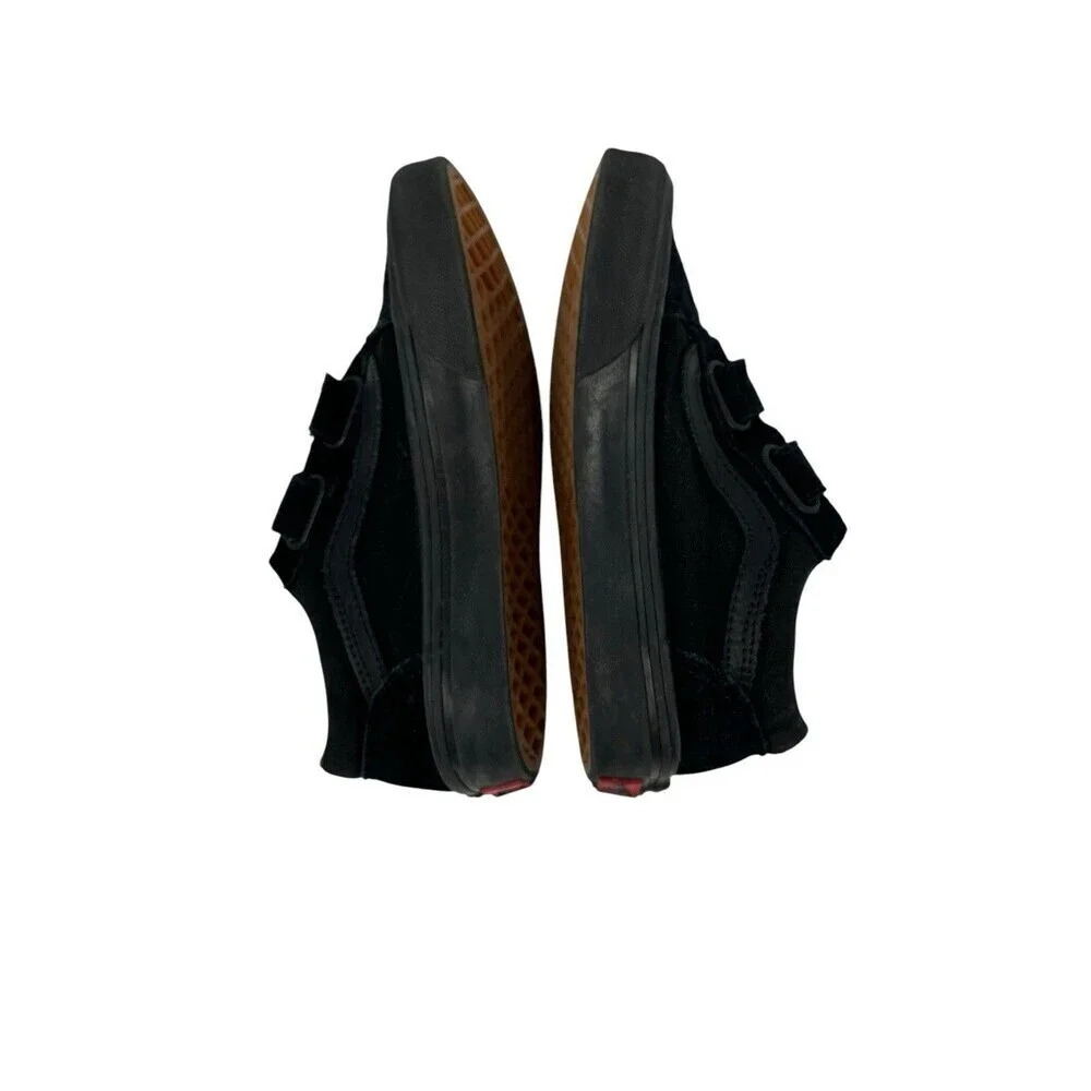 VANS SK8 HI Old Skool V Sneaker Size 1.5 Youth Kids All Black